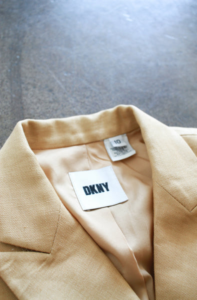 1990s DKNY Butterscotch Suit