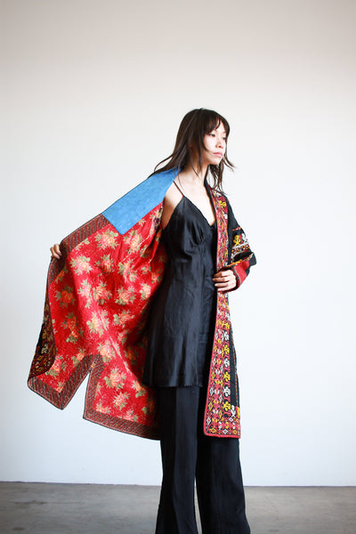 1970s Middle Eastern Embroidered Reversible Coat
