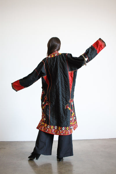 1970s Middle Eastern Embroidered Reversible Coat