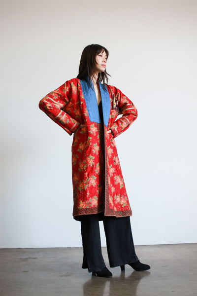 1970s Middle Eastern Embroidered Reversible Coat