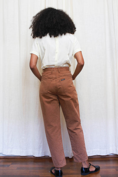 1980s Guess Clay Tone Cotton Pants