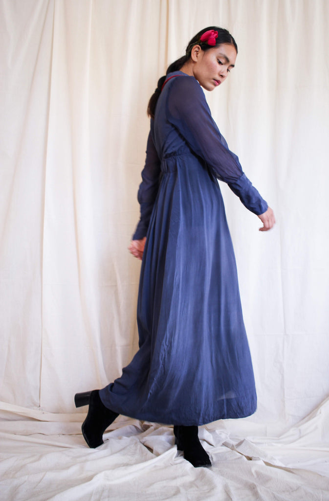 sapphire blue chiffon dress Largest Sapphire Blue Chiffon V-neck Hi Lo Pleats Plus Size Prom Dress
