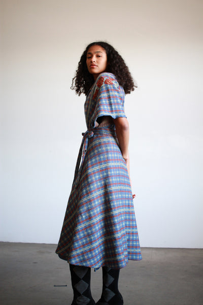 1970s Knit Italian Poncho Wrap Skirt Set