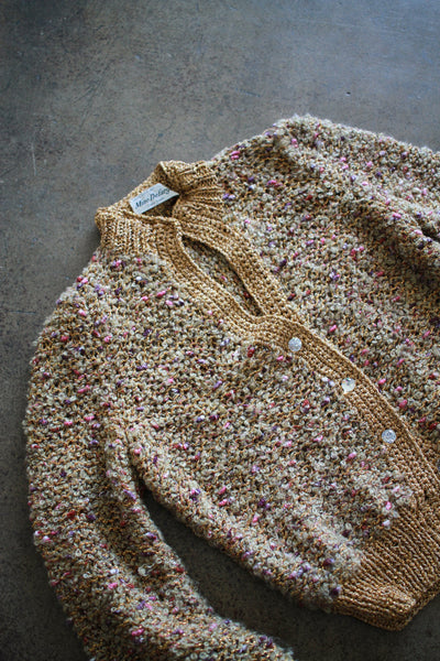 1980s Copper Speckled Knit Sweater
