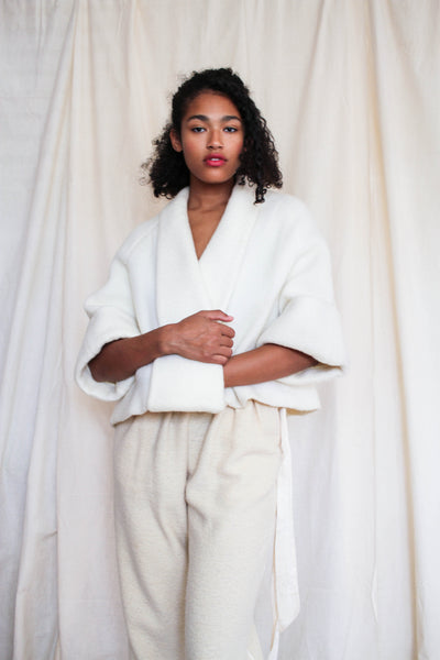 1950s Snow Felt Capelet
