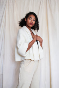 1950s Snow Felt Capelet