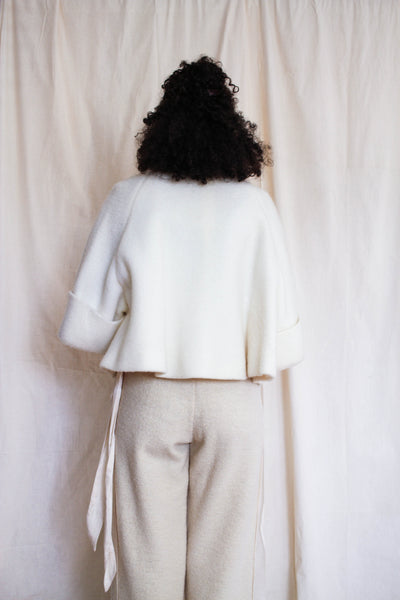 1950s Snow Felt Capelet