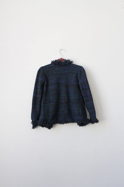 1960s Yve Saint Laurent Space Knit Wool Jacket