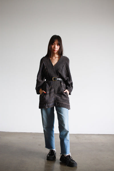 1980s Issey Miyake Striped Knit Jacket