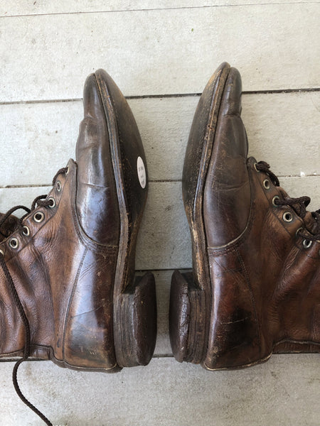 1920s Camp-Mocs Tall Leather Boots | 6.5
